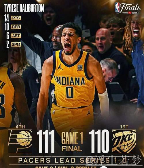 总决赛首战：哈利伯顿准绝杀领衔十大精彩瞬间